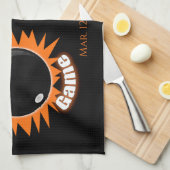 300ゲームパーソナライズされたおよび700シリーズボーリング キッチンタオル (四つ折り)