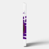 300ゲーム紫の黒と赤の電話ケース Case-Mate iPhoneケース (裏面 / 左)