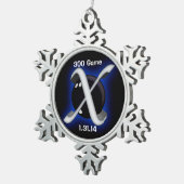 300パーフェクトゲーム スノーフレークピューターオーナメント (右)