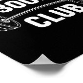 300ポンド製ベンチプレスクラブ重量挙げ力 ポスター (角)