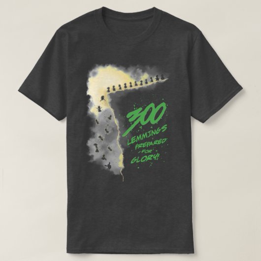 300レミングス Tシャツ (デザイン正面)