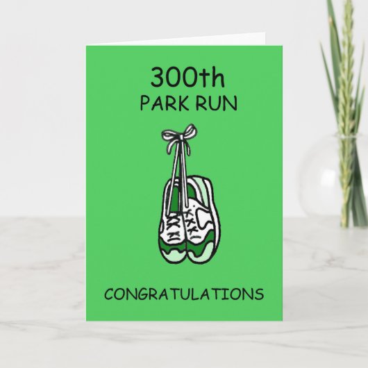 300回目のパークランおめでとう カード (正面)