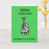 300回目のパークランおめでとう カード (黄色い花)