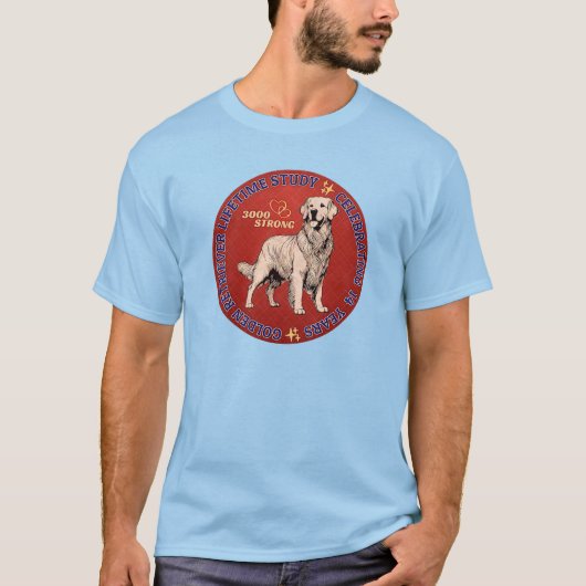 3000人の赤い円 Tシャツ (正面)