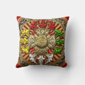 [300]チベットダブルドルジェマンダラ クッション (裏面)