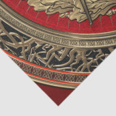 [300]マスターメイソン – 金ゴールドスクエア&コンパスズ 薄葉紙 (詳細)