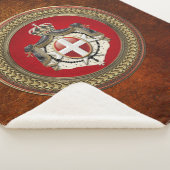 [300]マルタの順序 – SMOM Coat of Arms シェルパブランケット (3/4)