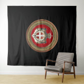[300]マルタの順序 – SMOM Coat of Arms タペストリー (インサイチュ(横))