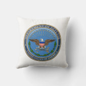[300]米国国防総省(DOD)エンブレム[3D] クッション (裏面)