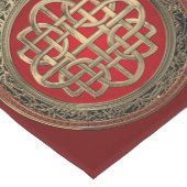 [300]聖ケルト金ゴールドノットクロス ショートテーブルランナー (コーナー)