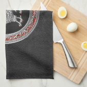 [300]聖銀グリフィン キッチンタオル (四つ折り)