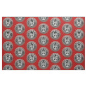 [300]銀製のローマ帝国ワシ ファブリック (ファットクウォーター)