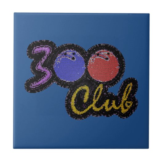 300 CLUB PERFECT GAME inボーリング タイル (正面)