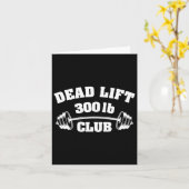 300 Lbs Pound Club Gym Weightlifting Powerlift Dea カード (黄色い花)