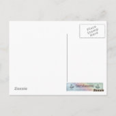 301.フクロウと月のはがき ポストカード (裏面)