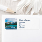 301.山と青い水 ラベル (インサイチュ)