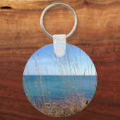 301.美しい草と海 キーホルダー (正面)