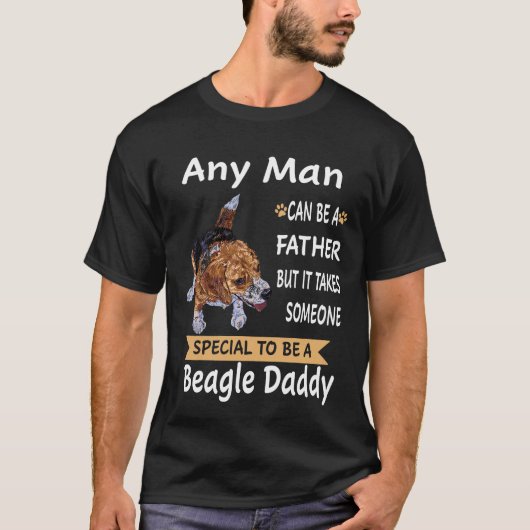301 Any Man - Beagle Daddy Tシャツ (正面)
