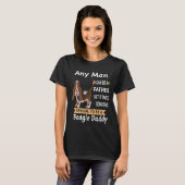 302 Any Man - Beagleパパ Tシャツ (正面フル)