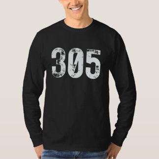 305 Area Code Miami FL Mobile Telephone Area Code  Tシャツ