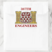 307TH ENGINEERSスタンプ スクエアシール (バッグ)