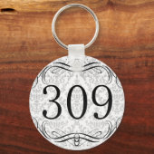 309市外局番 キーホルダー (正面)