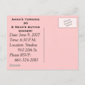 30 インビテーションポストカード (裏面)