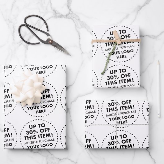 30%オフ一括ディスカウント買カスタムのエッジ揃えタイル ラッピングペーパーシート (正面)