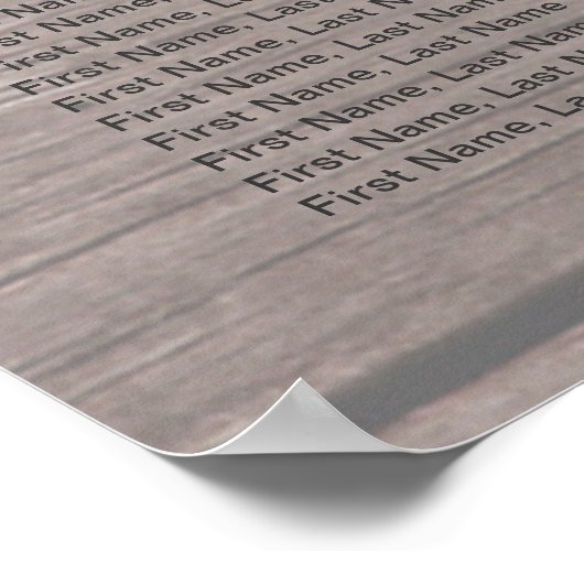 30+テーブル木製フローラ列ライト座席表 ポスター (角)