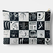 30，バイオフォミックアブストラクション – Kandinsky アクセサリーポーチ (裏面)