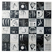 30，バイオフォミックアブストラクション – Kandinsky タイル (正面)