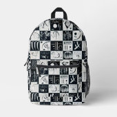 30,バイオフォミックアブストラクション – Kandinsky プリントバックパック (正面)