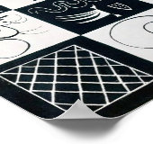 30，バイオフォミックアブストラクション – Kandinsky ポスター (角)