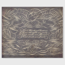 30"ペンで書いて下さい華麗さ60lb Decoupageシートをx 36"