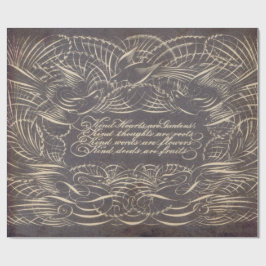 30"ペンで書いて下さい華麗さ60lb Decoupageシートをx 36" ラッピングペーパー