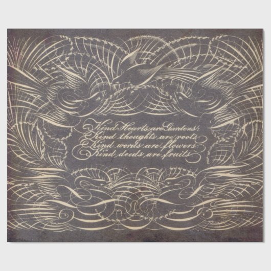 30"ペンで書いて下さい華麗さ60lb Decoupageシートをx 36" ラッピングペーパー (フラット)