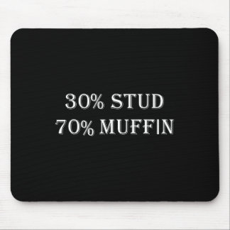 30% マッチョ 70% マフィン おもしろバレンタインの名言 マウスパッド