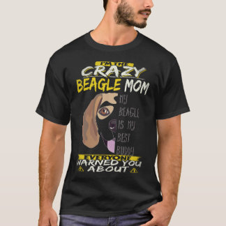 30 私はクレイジービーグルママ ビーグル Tシャツ