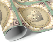 30/12結婚周年 ラッピングペーパー (ロールコーナー)