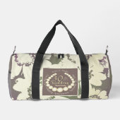 30/12thパールフローラプリントカットソーバッグ ダッフルバッグ (裏面)