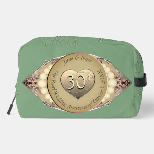 30/12th真珠周年記念アクセサリーポーチ ドップキット (裏面)