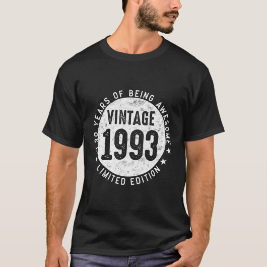30 1993版 Tシャツ (正面)