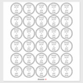 30 2インチのセットは真剣に良い人間である シール (シート)