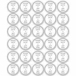 30 2インチのセットは真剣に良い人間である シール