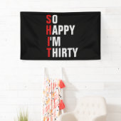 30 30th誕生日バナー/背景 横断幕 (インサイチュ)