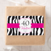 30/40/50/60素晴らしいゼブラのウォーターボトルラベル ラベル (インサイチュ)