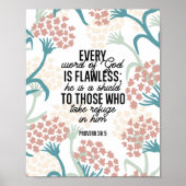 30:5聖書の聖句 ポスター (正面)