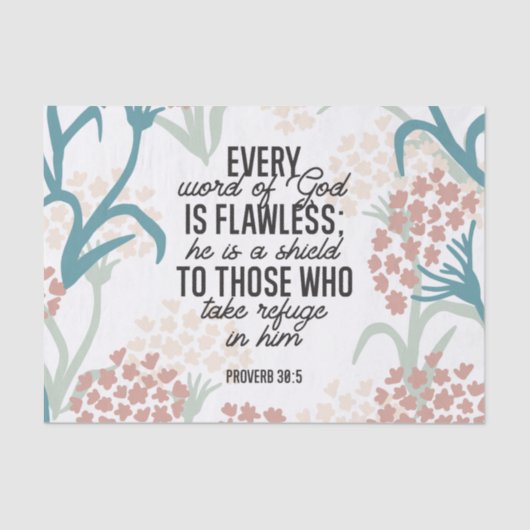 30:5聖書の聖句 薄葉紙 (正面)