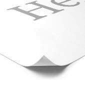 30.5cm x 38.8cm ポスター (角)