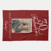 30 and Fabulous Personalized Birthday  キッチンタオル (横)